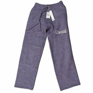 NWT Elwood Knit Cargo Lounge Pants with Logo in Lavender